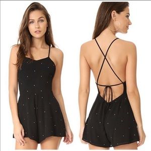 For Love & Lemons Disco Baby Star Romper XS NWT